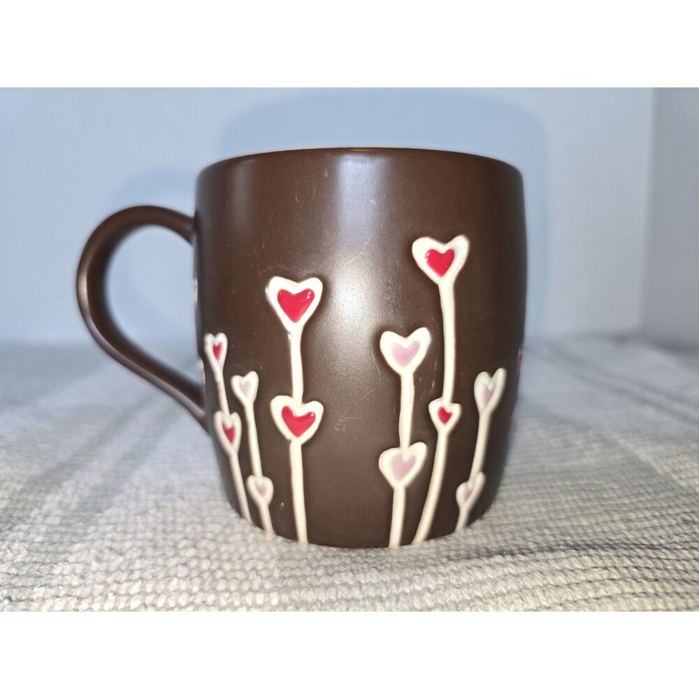 STARBUCKS HAND PAINTED 2009 COFFEE MUG, 16 OZ